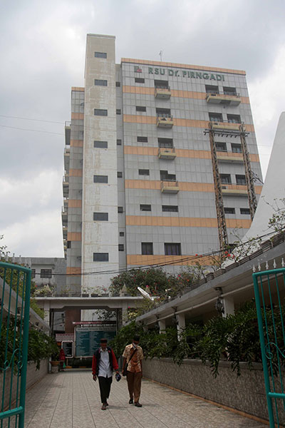 PIRNGADI: Suasana di RSU Pirngadi Medan.