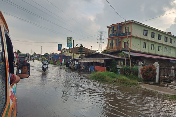 Langganan banjir di jalan Kabanjahe-Brastagi