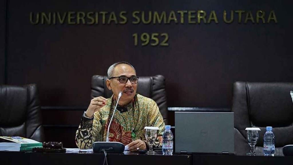 Ketua Dewan Guru Besar USU, Prof Gontar Alamsyah.