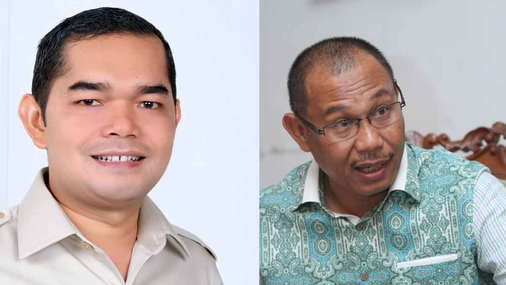 BERSAING: Ihwan Ritonga dan Akhyar Nasution bersaing ketat dalam survei Pilkada Medan yang dirilis CRC, Senin (9/12).