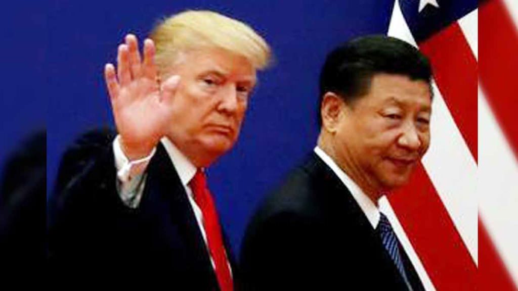 DAMAI: Trump bertemu dengan Presiden China usai perdamaian dagang Fase I.