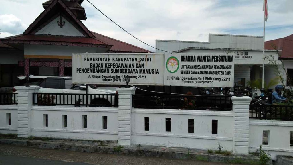 Kantor BKPSD Dairi di Jalan Kihajar Dewantara Sidikalang.
RUDY SITANGGANG/SUMUT POS