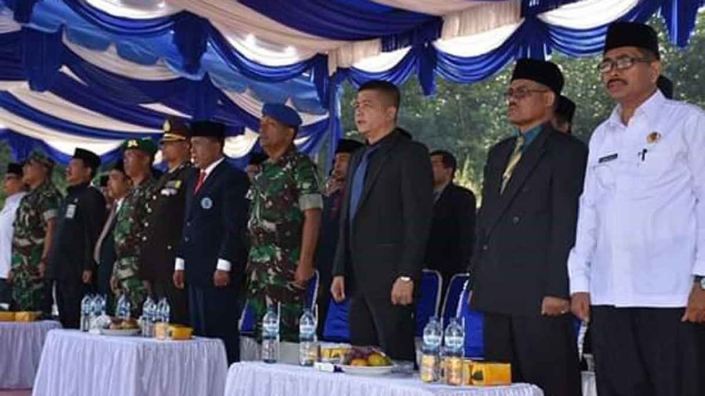 HADIRI: Bupati Mandailing Natal, Drs. H. Dahlan Hasan Nasution hadiri peringatan Hari Amal Bakti (HAB) ke-74 Kementerian Agama.