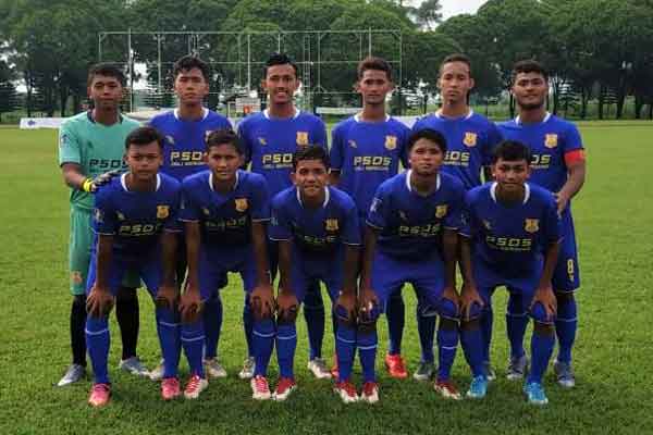 TAMPIL: Skuad PSDS tampil di Piala Soeratin U-17.