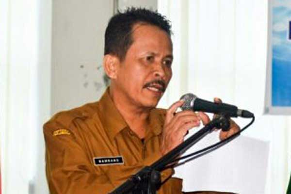 PAPARAN: Asisten Pemerintahan, Bambang Sudaryono ketika memberikan paparan.