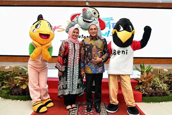 KICK OFF: Gubsu, Edy Rahmayadi, menghadiri acara Kick Off Sumut Fair 2020 di Pendopo Rumah Dinas Gubernur Sumut Jalan Sudirman Medan, Jumat (6/3). PRSU berubah nama menjadi Sumut Fair 2020. prans/sumut pos