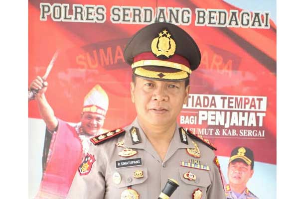 Kapolres Sergai AKBP Robin Simatupang