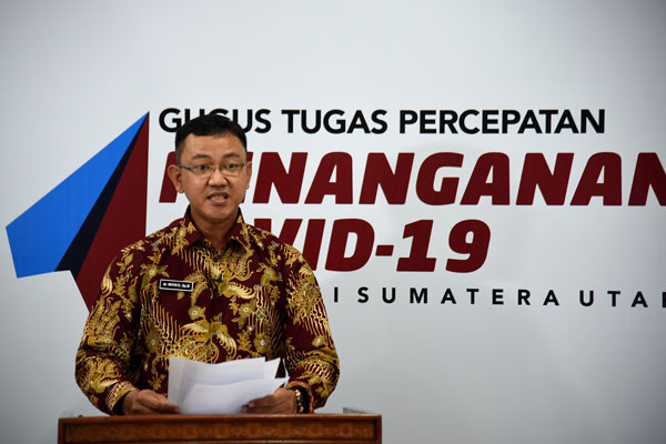 Jubir GTPP Covid-19 Sumut, Mayor Kes dr Whiko Irwan.