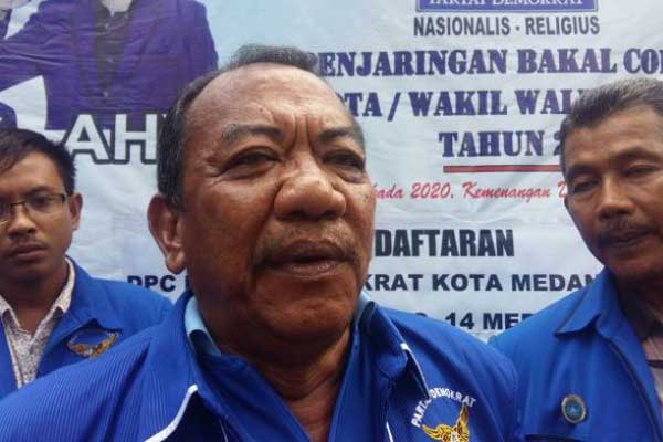 KOALISI: Ketua DPC Partai Demokrat Kota Medan, Burhanuddin Sitepu sedang menjajaki koalisi dengan PKS pada Pilkada Medan 2020.