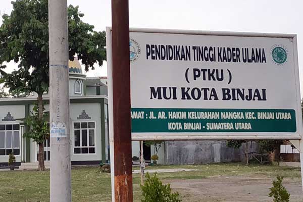 LOKASI: Yayasan PTKU MUI di Binjai.