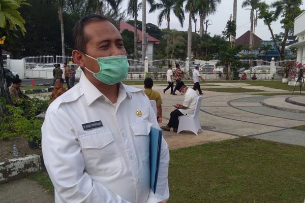 Agus  Tripriyono Koordinator Bidang Administrasi dan Keuangan GTPP Covid-19 Sumut.