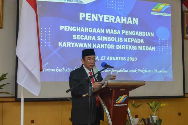 Direktur Pelaksana Holding Perkebunan Nusantara, Ahmad Haslan Saragih.