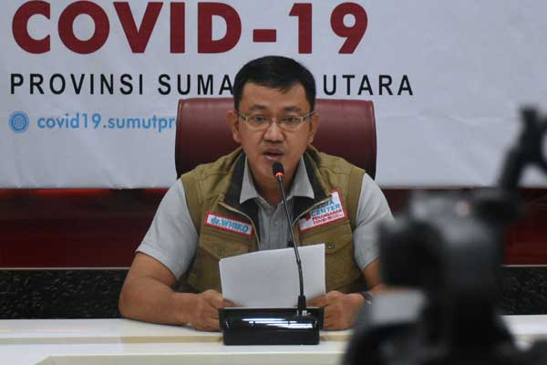 Jubir Satuan Tugas Penanganan Covid-19 Sumut, Whiko Irwan.