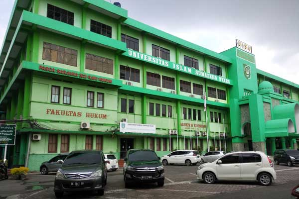 UISU: Gedung kampus UISU di Jalan Sisingamangaraja Medan.BAGUS SP/Sumut Pos.