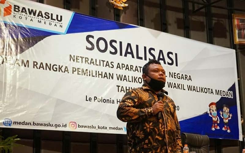 Komisioner Bawaslu Kota Medan, M.Taufiqurrohman Munthe.