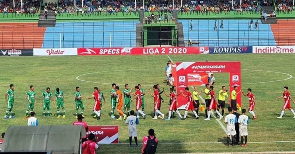 LIGA 2: PSMS Medan menjamu Tiga Naga di Stadion Teladan Madan pada Liga 2 musim 2020 lalu. PT LIB akan mengalokasikan 1.500 dosis vaksin Covid-19 untuk peserta Liga 1 dan Liga 2 yang rencananya akan kembali bergulir tahun ini.