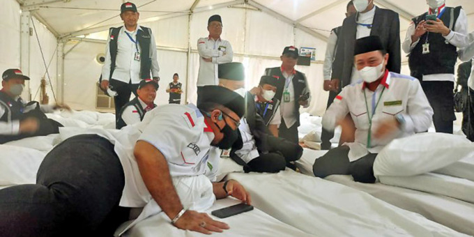 Menag-Tinjau-Persiapan-Puncak-Haji-di-Arafah