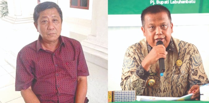DUKUNG: Manajer PSDS Herman Sagita (kiri) dan Manajer PSMS Mulyadi Simatupang dukung pemain asing di Liga 2. (IST)