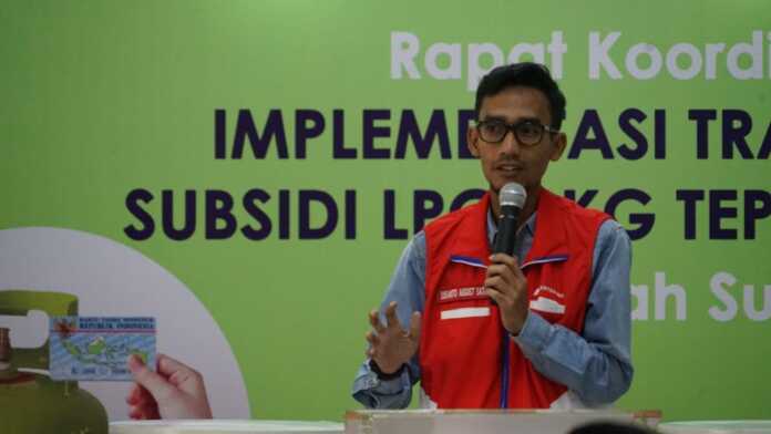 Area Manager Comm, Rel & CSR Pertamina Patra Niaga Regional Sumbagut, Susanto August Satria.(ist/SUMUT POS)