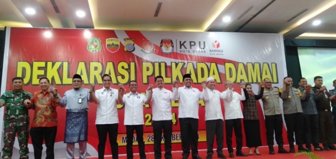 KPU Medan Sebut Tiga Paslonkada Tertib Berkampanye di 30 Hari Pertama