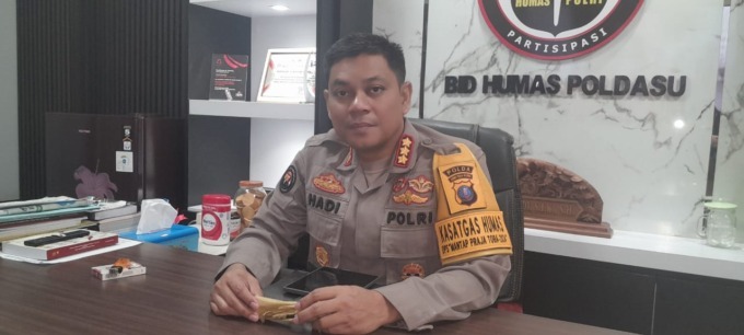 Kabid Humas Polda Sumut, Kombes Pol Hadi Wahyudi. Dewi Syahruni Lubis/Sumut Pos