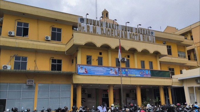 RSUD Djoelham Binjai di Jalan Sultan Hasanuddin, Binjai Kota.(Teddy Akbari/Sumut Pos)