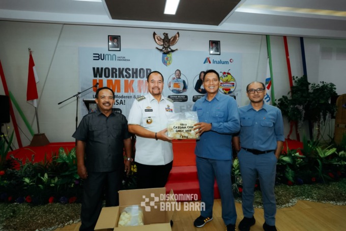 WHORKSHOP: Bupati Batubara H Baharuddin Siagian hadiri Workshop UMKM di Gedung Multi Porpose Hall (MPH) Perumahan Tj. Gading, Kecamatan Sei Suka, Rabu (16/04/2025).Foto:Liberti H Haloho/ Sumut Pos