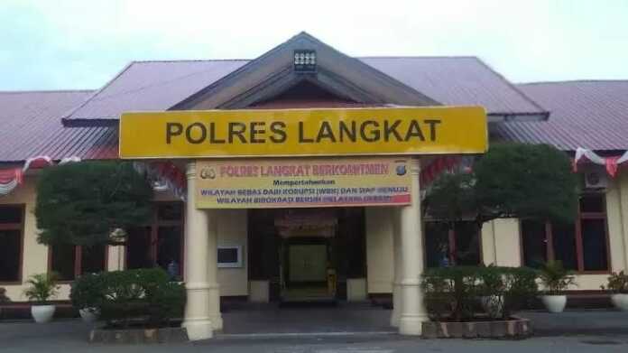 Polres Langkat di Stabat.(Istimewa/Sumut Pos)