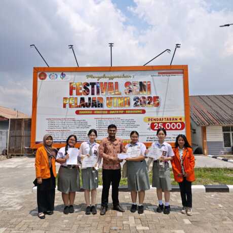 BERPRESTASI: SMA Swasta Medan Mulia/Mian Zhong menorehkan prestasi membanggakan dengan meraih Juara 1 dalam ajang Festival Seni Pelajar Universitas Tjut Nyak Dhien (UTND) Tahun 2025. FOTO: ISTIMEWA/SUMUT POS
