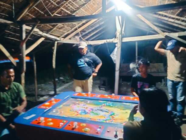 BONGKAR: Mesin judi tembak ikan yang ditindak Satreskrim Polres Langkat.(Istimewa/Sumut Pos)