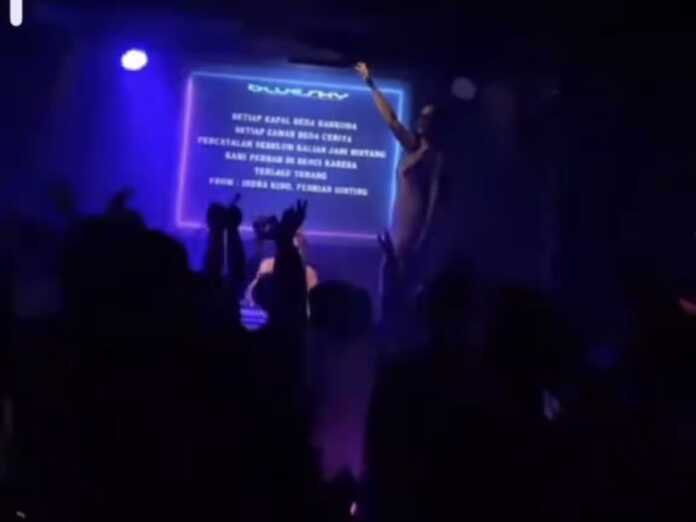 Suasana tempat disko Blue Sky di Bukit Lawang, Bahorok, Langkat.(Istimewa/Sumut Pos )