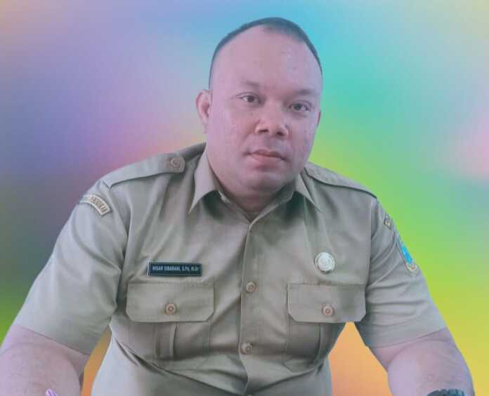 PAPARKAN: Hisar Sibarani S.Pd akademisi dan Praktisi Olahraga sekaligus Ketua Pengkot PGSI Tebingtinggi memaparkan kiat prestasi olahraga dimasa efisiensi anggaran