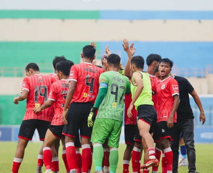 Para pemain Sumut United ketika tampil pada Liga Nusantara musim 2024/2025. (Instagram Sumut United)