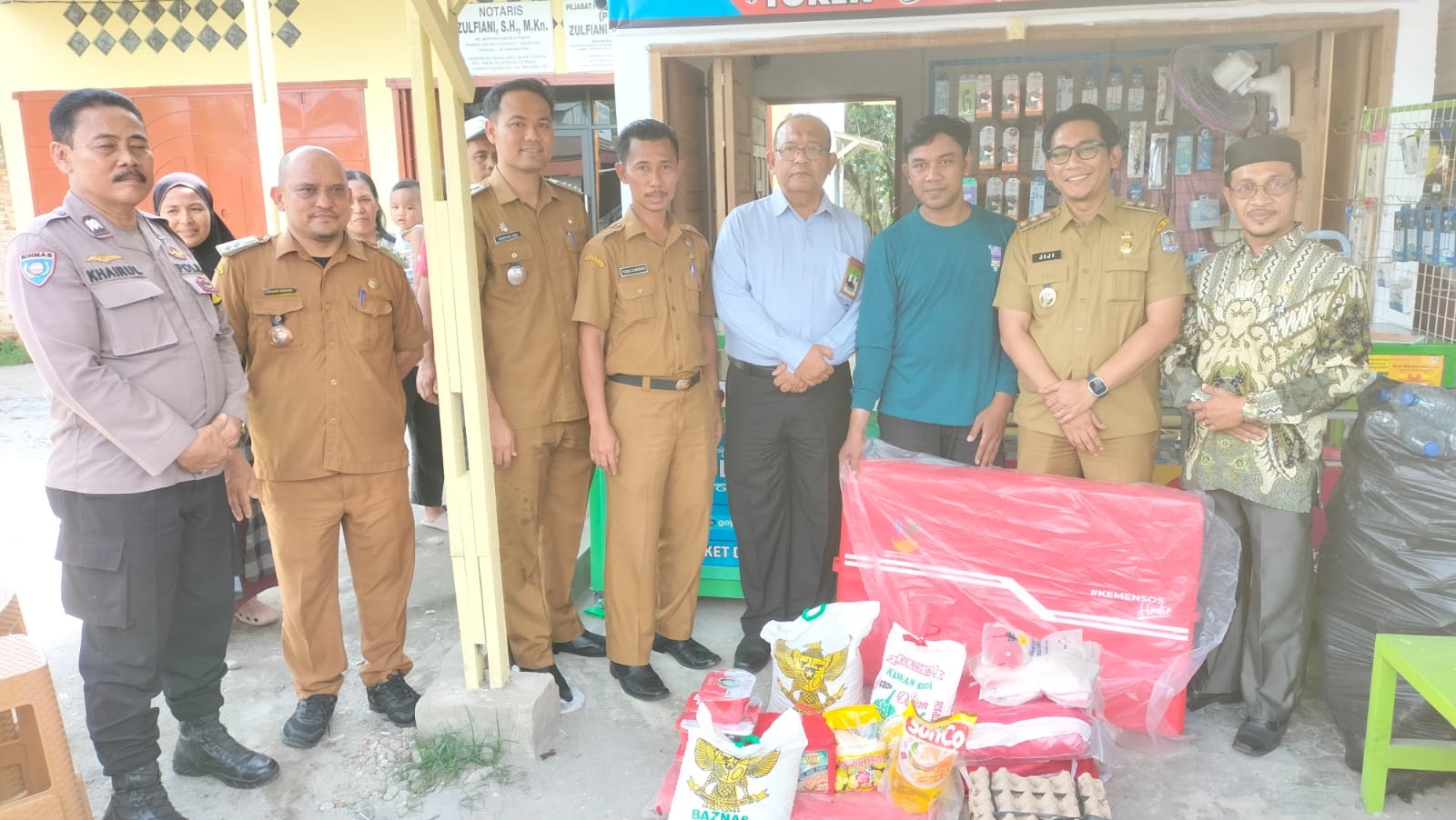 Wawako Binjai Serahkan Bantuan untuk Korban Kebakaran