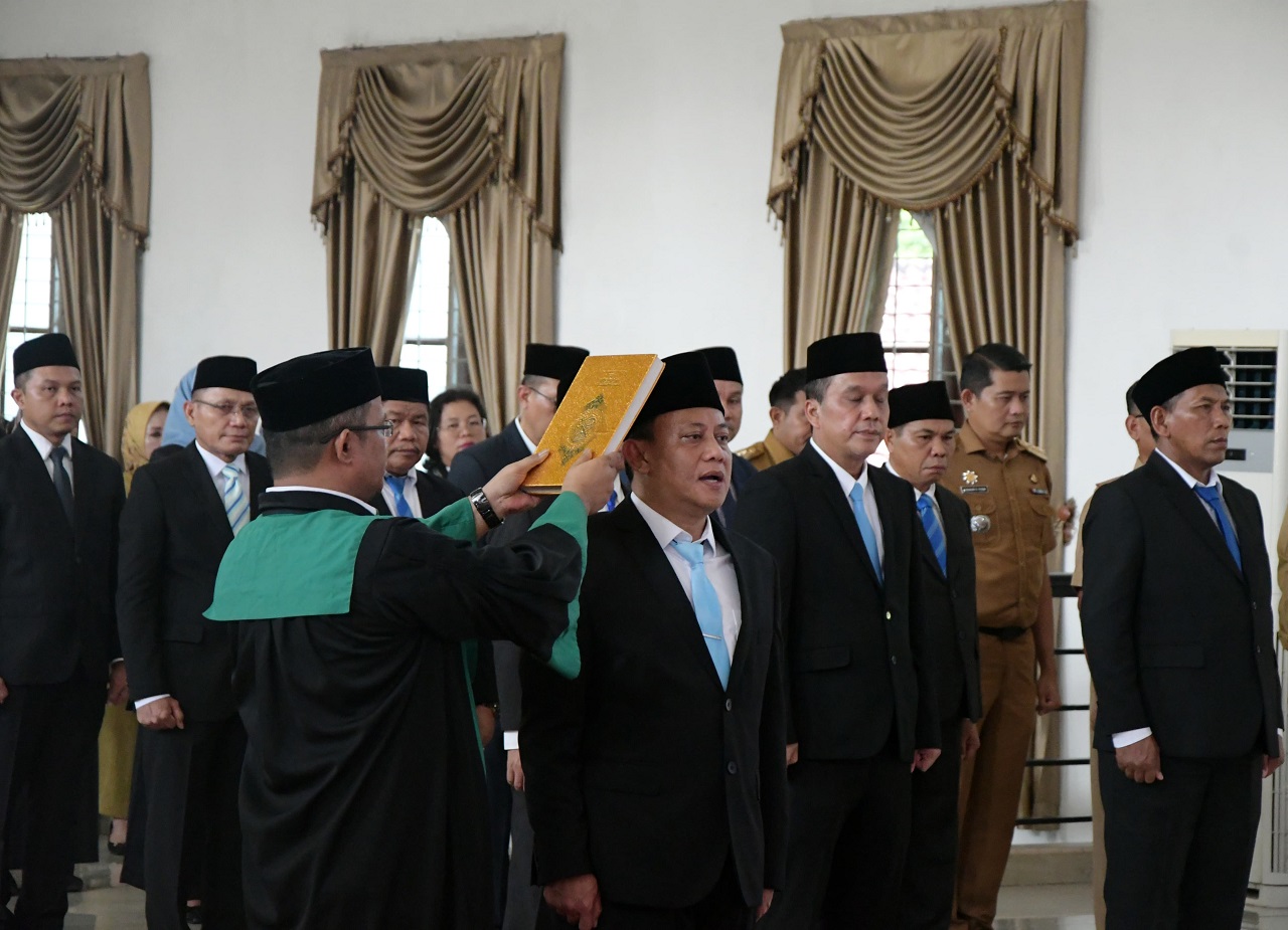 Bupati Lantik Dedi Maswardi jadi Penjabat Sekda Deliserdang, Asri Ludin: Layani Masyarakat Sepenuh Hati