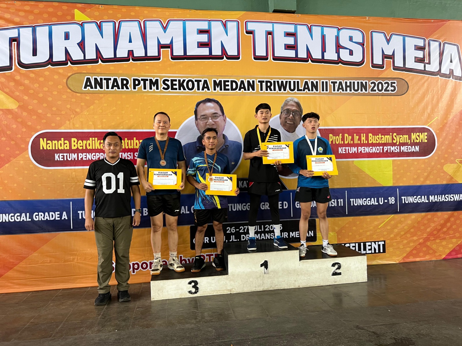 Turnamen Tenis Meja PTM Kota Medan, Barometer Melihat Potensi Atlet