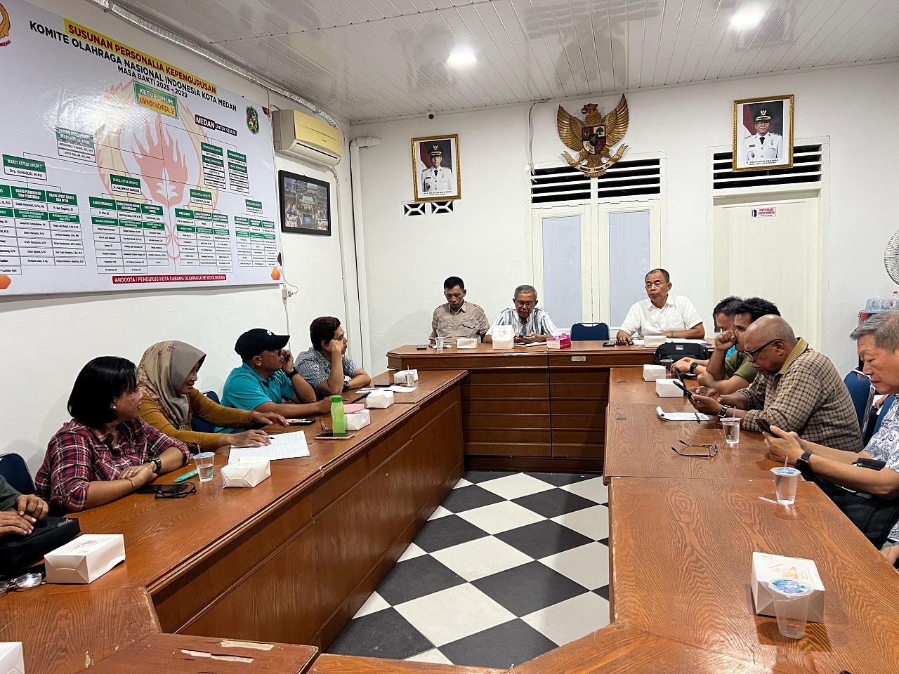 KONI Medan Gelar Rapat Perdana Persiapan Porkot 2025