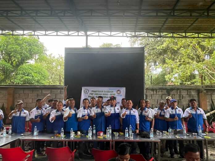 TOLAK: FSP Kerah Biru Sumut tolak rencana penerapan KRIS dalam skema Jaminan Kesehatan Nasional (JKN) di Medan.