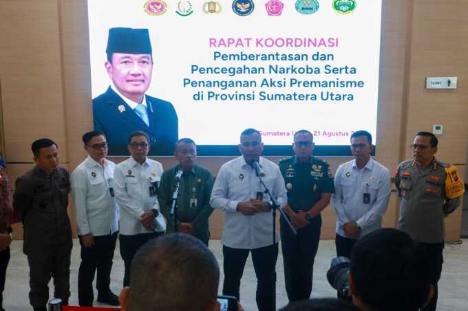 1,65 Juta Warga Sumut Pengguna Narkoba, Menkopolkam Apresiasi Polda Sumut Berantas Narkoba
