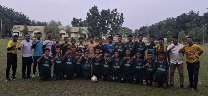 Talent scouting bersama para pemain tim GSI Medan. (Dok pribadi)