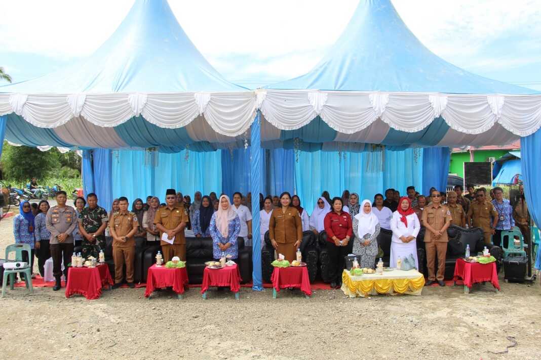 HADIR: Kepala Perwakilan BKKBN Sumut Fatmawati, saat menghadiri Pelayanan KBKR di Tapteng.(Istimewa)