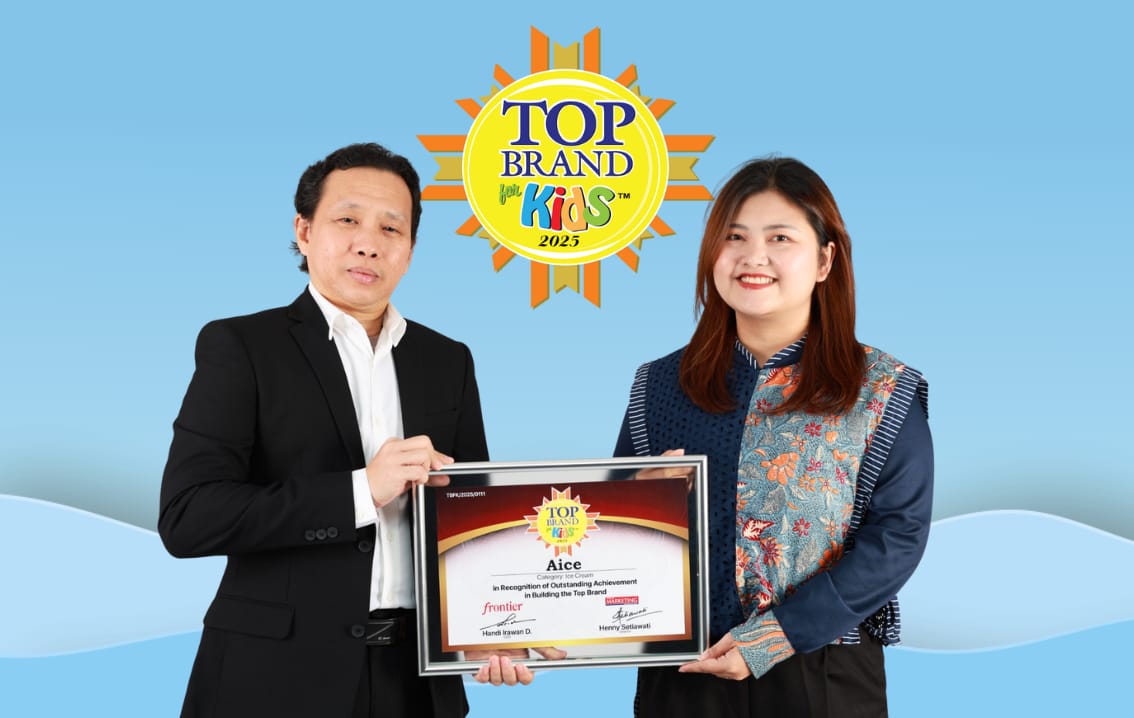 7 Tahun Berturut, Aice Konsisten Menangkan Top Brand Award dan Top Brand For Kids Award 2025
