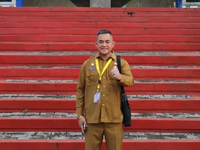 Plh Sekda Binjai, Chairin Simanjuntak saat mengikuti retreat di IPDN Jatinangor, Sumedang, Jawa Barat. (Istimewa/Sumut Pos)