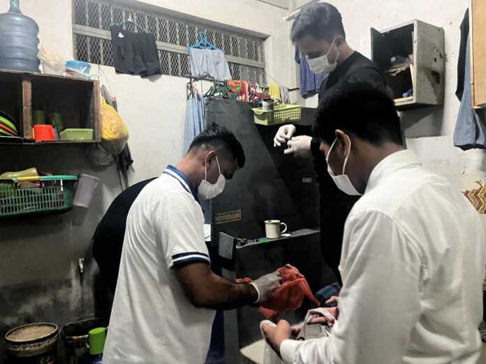 Lapas Binjai Razia Blok Hunian Warga Binaan Razia gabungan yang menyasar blok dan kamar hunian Lapas Binjai.(ISTIMEWA)