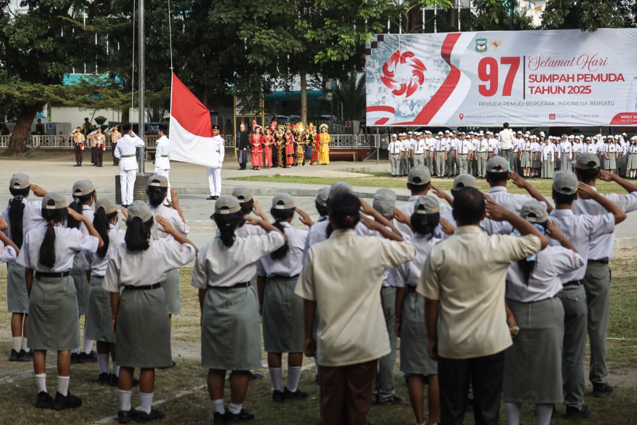 Wali Kota Pematangsiantar Wesly Silalahi jadi Inspektur Upacara Hari Sumpah Pemuda 2025, Pemuda Harus Terus Bergerak dan Berinovasi