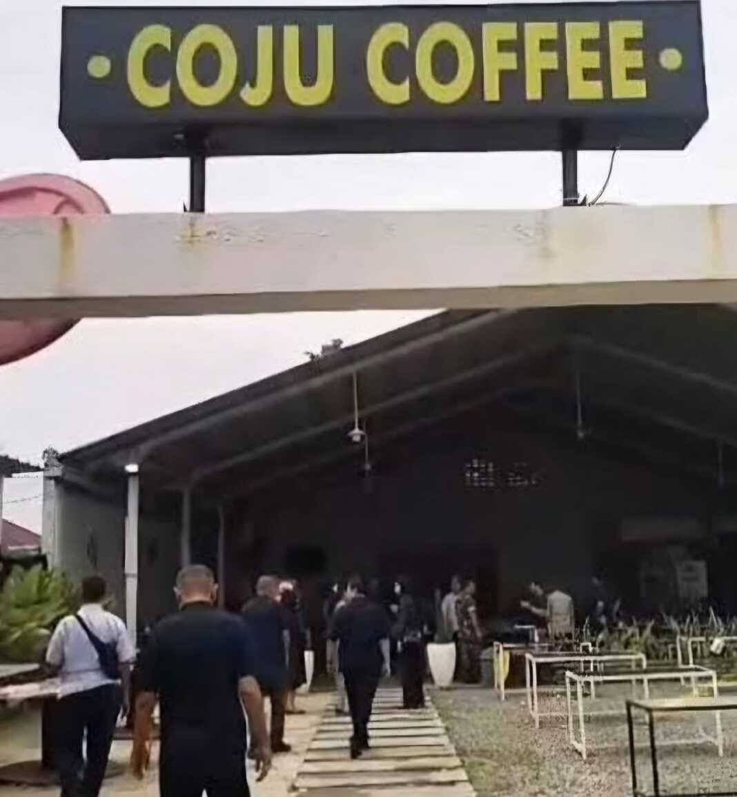 COJU COFFEE: Kebisingan live music di Coju Coffee di Jalan Bunga Cempaka No. 3, Kelurahan Padang Bulan Selayang III, Medan Selayang, membuat warga resah.