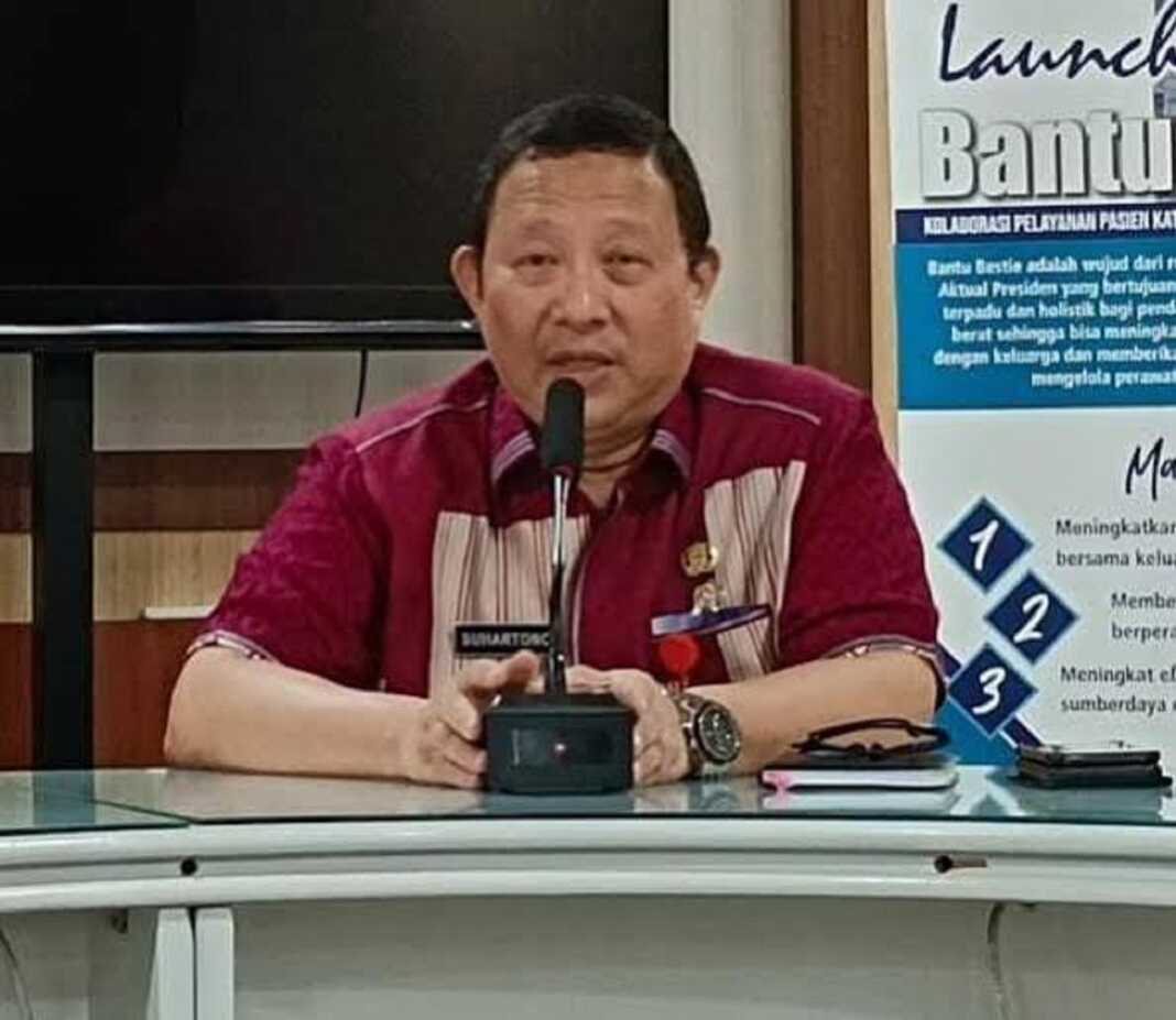 Direktur RSUD Pirngadi Medan dr Suhartono.