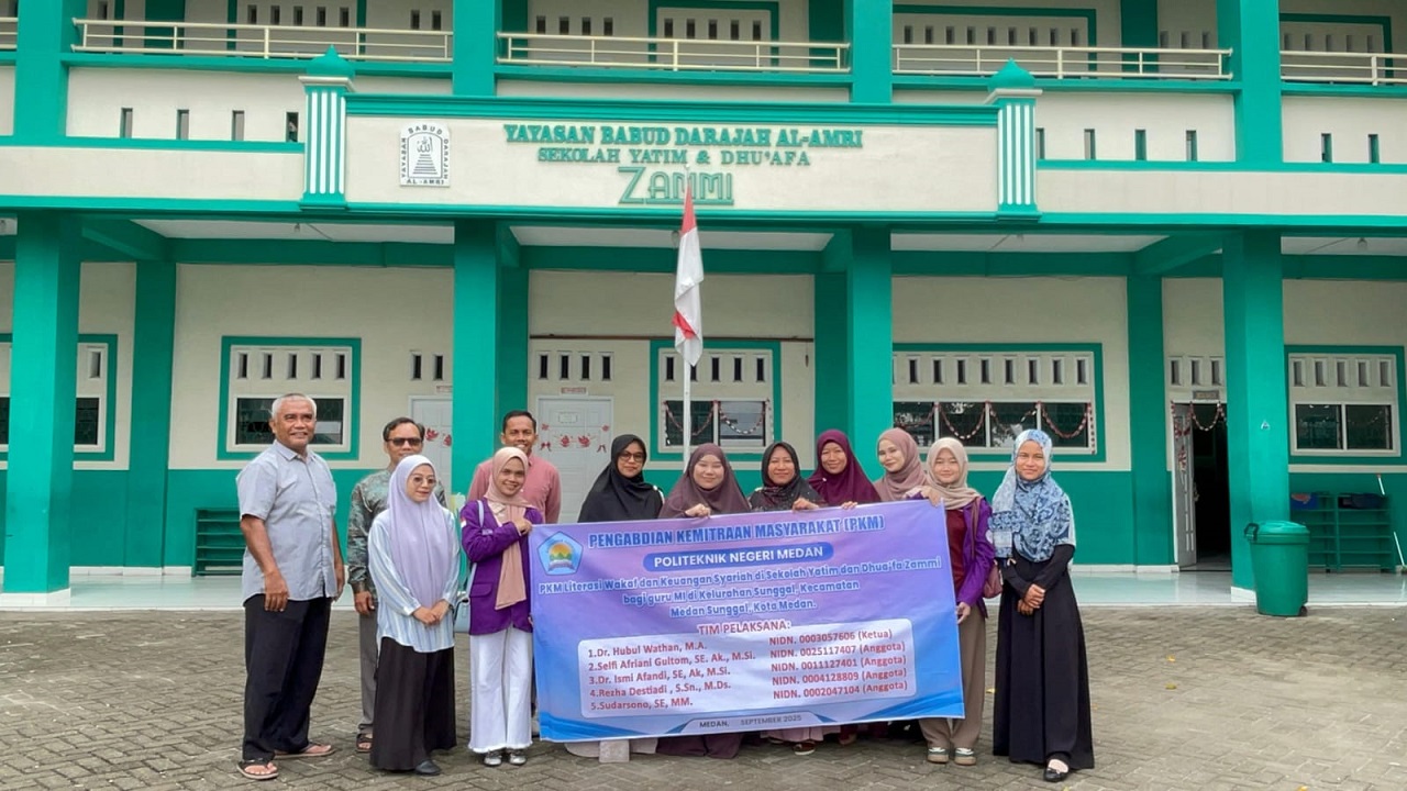 Dosen Polmed Edukasi Guru Sekolah Zammi Pentingnya Literasi Wakaf dan Ekonomi Syariah