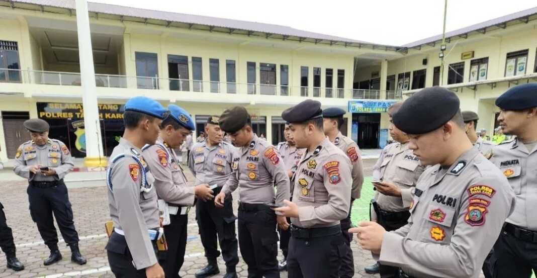 GAKTIBLIN:Propam melakukan penegakan ketertiban dan kedisiplinan (gaktiblin) secara rutin