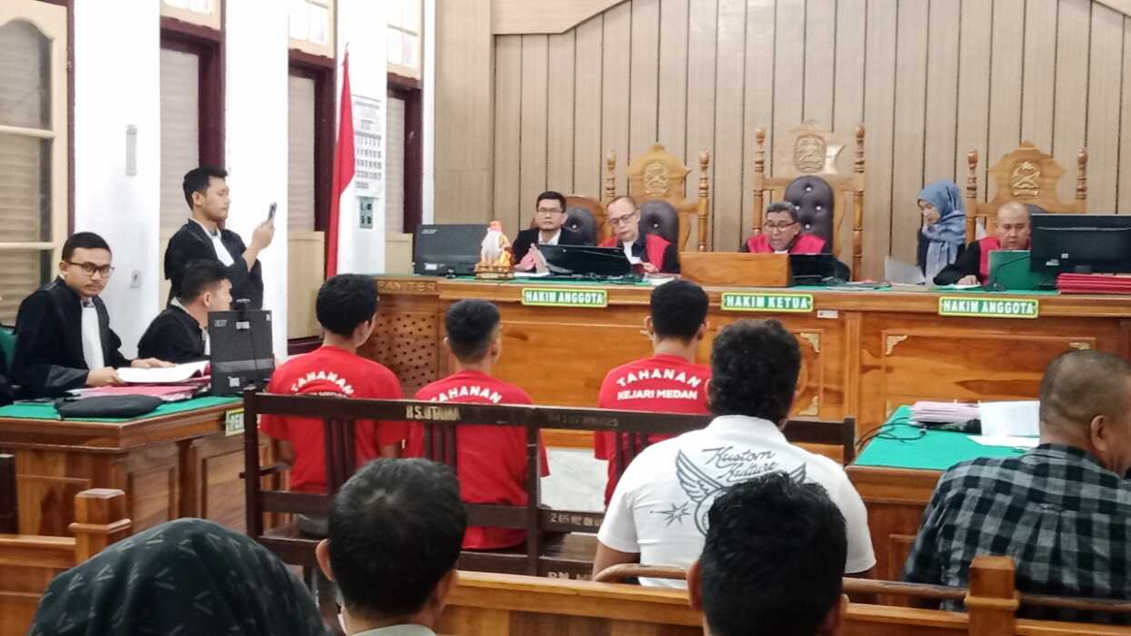 Terdakwa Begal Divonis 4,5 Tahun Penjara